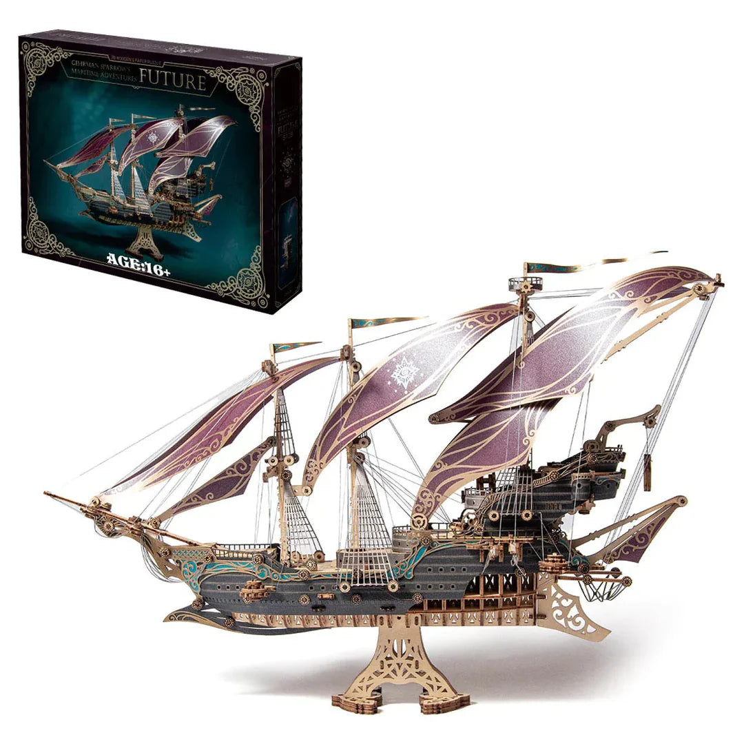 Future Pirate Ship Miniature Kit | LKWood