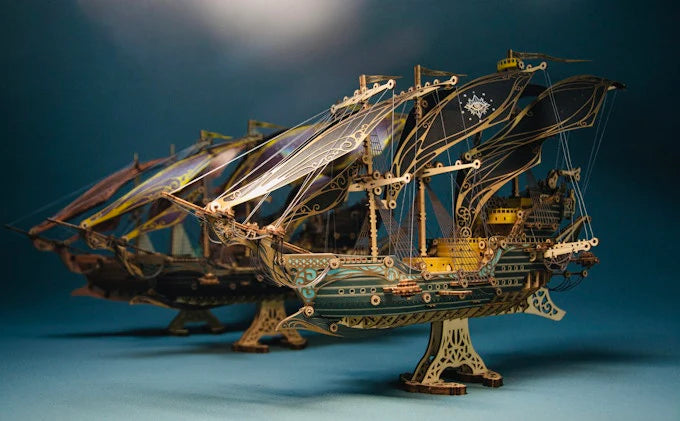 Future Pirate Ship Miniature Kit | LKWood