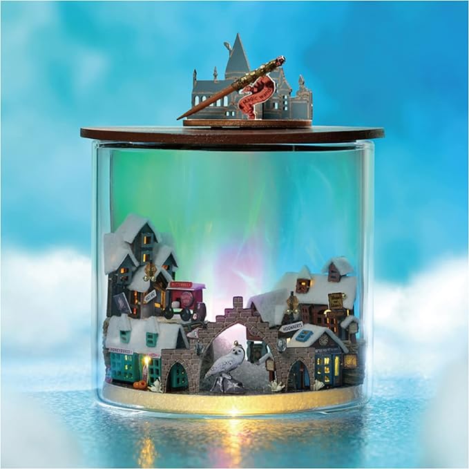 Magic Light DIY Miniature House | LKWood (Dust Cover Included)