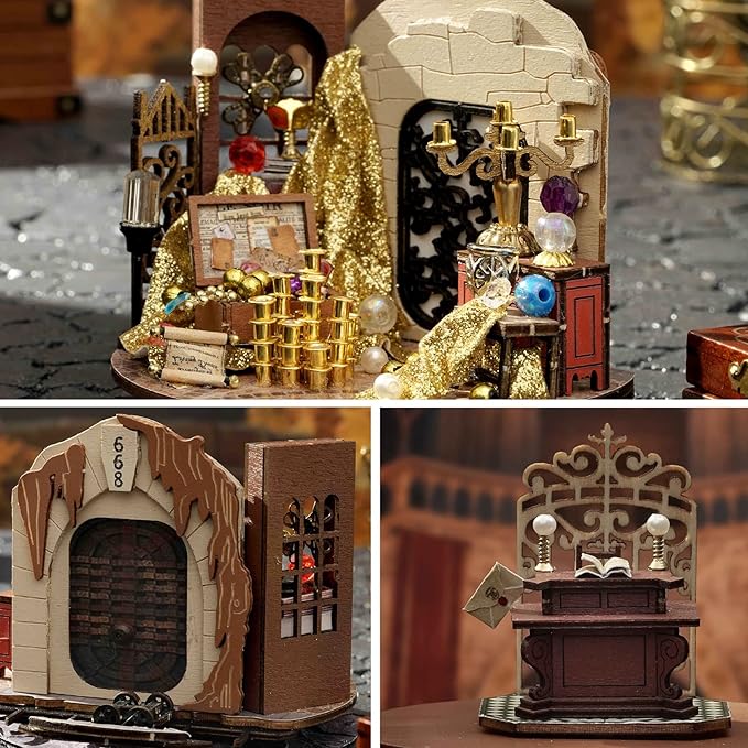 Magic Treasure DIY Miniature House | LKWood (Dust Cover Included)