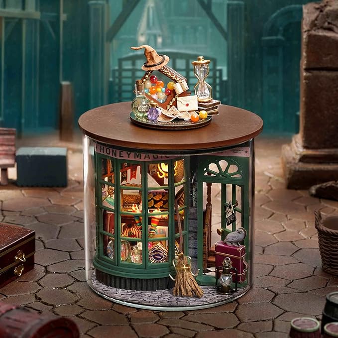 Magic Shop DIY Miniature Kit | LKWood (Dust Cover Included)