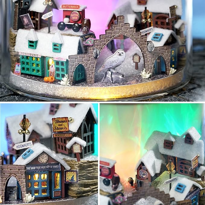 Magic Light DIY Miniature House | LKWood (Dust Cover Included)