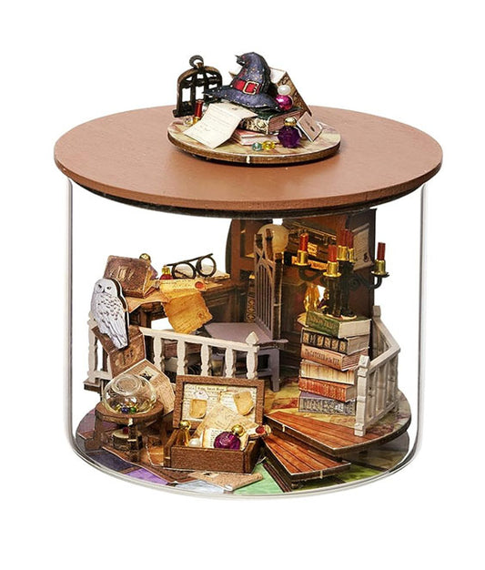 Magic House DIY Miniature Kit | LKWood (Dust Cover Included)